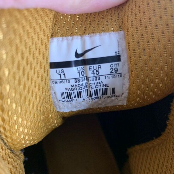 Nike ACG Woodside Leather Duck Boots 11 Black Lace Up Round Toe Water Resistant - Picture 8 of 8